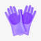 Silicone Pet Grooming And Bathing Gloves For Hair Removal And Cleaning 6