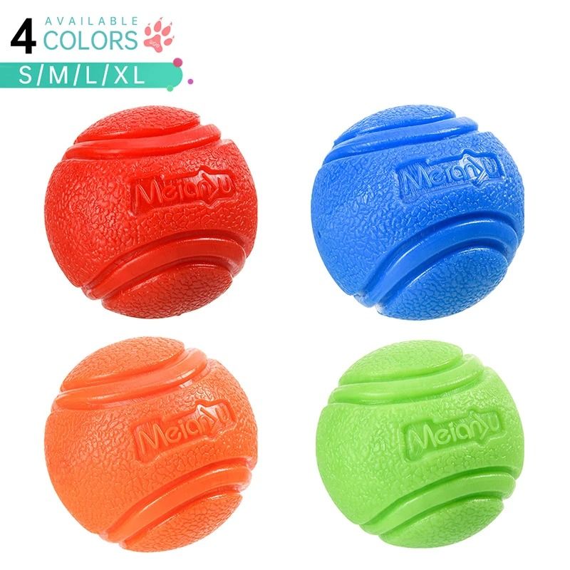 Dog Rubber Ball Toy Bite Resistant Ball For Active Dogs 1