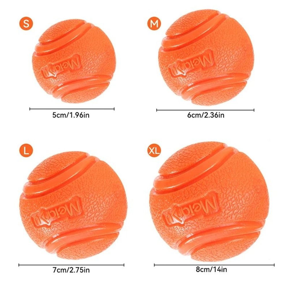 Dog Rubber Ball Toy Bite Resistant Ball For Active Dogs 5