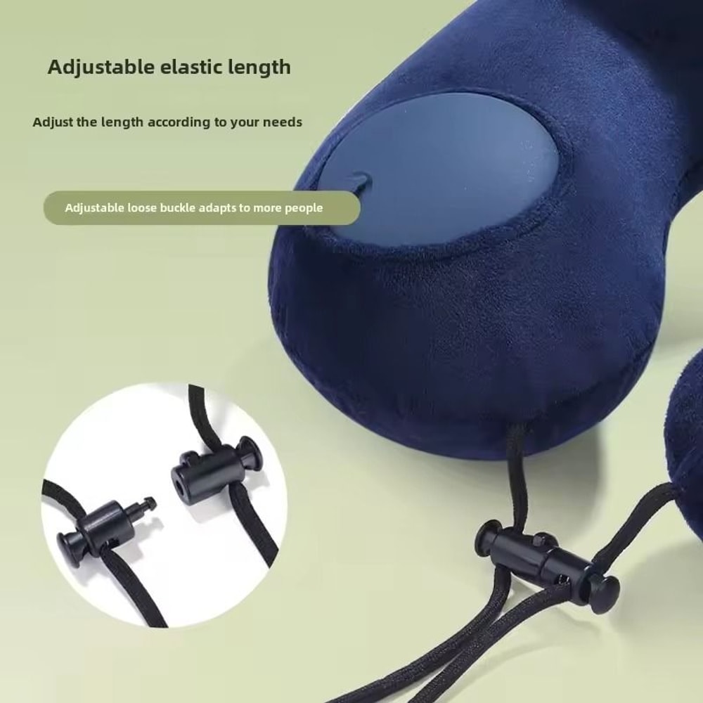 U Shaped Inflatable Travel Pillow Portable Air Neck Support Cushion 2