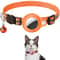 Cat AirTag Holder Collar Breakaway Reflective Adjustable Kitten Collar 8