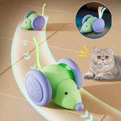 interactive electric cat mouse car rechargeable automatic teaser toy
