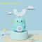 Kids UShaped Electric Toothbrush 360 Degree Smart Silicone Rechargeable Sonic Tooth Cleaner 12