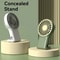 Foldable Handheld Mini Fan USB Rechargeable Desktop Fan With Hook 0