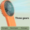Foldable Handheld Mini Fan USB Rechargeable Desktop Fan With Hook 4
