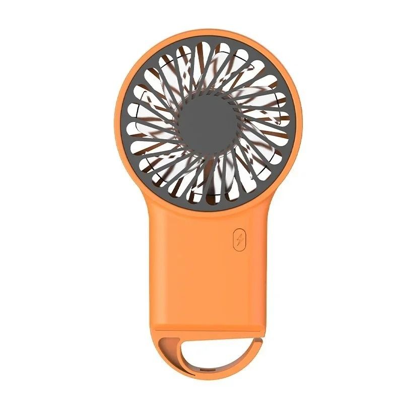 Foldable Handheld Mini Fan USB Rechargeable Desktop Fan With Hook 7