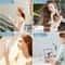 Portable Mini Handheld Fan Foldable USB Rechargeable Travel Fan With Power Bank 4