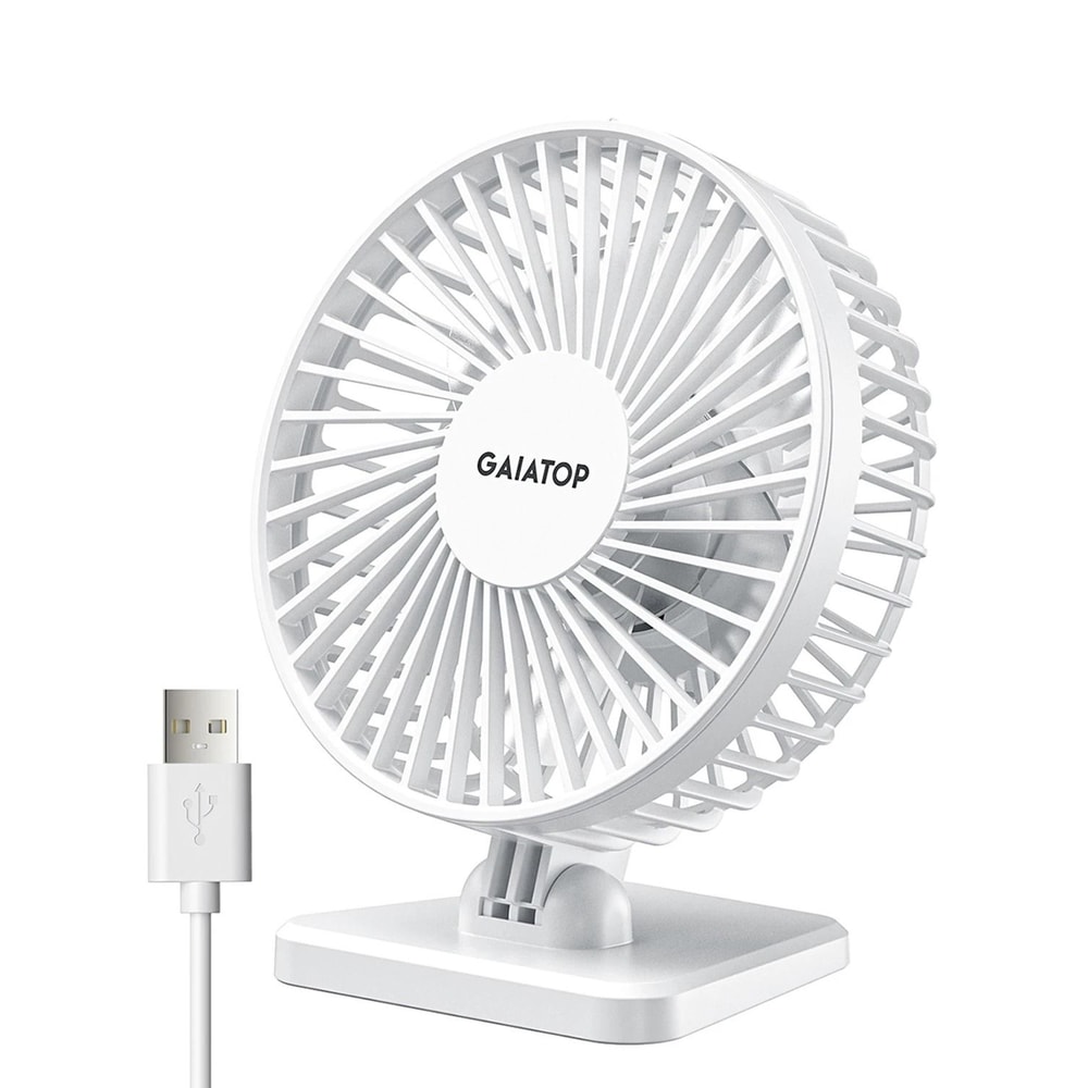 GAIATOP Mini USB Desktop Fan Portable Quiet Cooling Fan With Three Speed Adjustment 7
