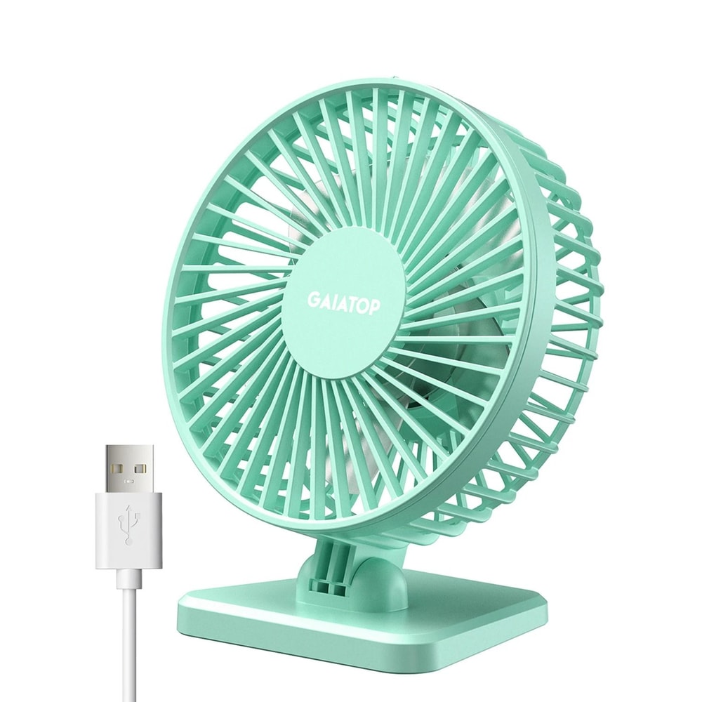 GAIATOP Mini USB Desktop Fan Portable Quiet Cooling Fan With Three Speed Adjustment 8