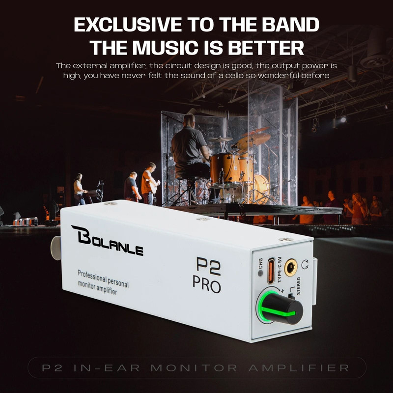 Bolanle P2 IEM USB C Pro Ultra Compact In Ear Monitor Amplifier 3