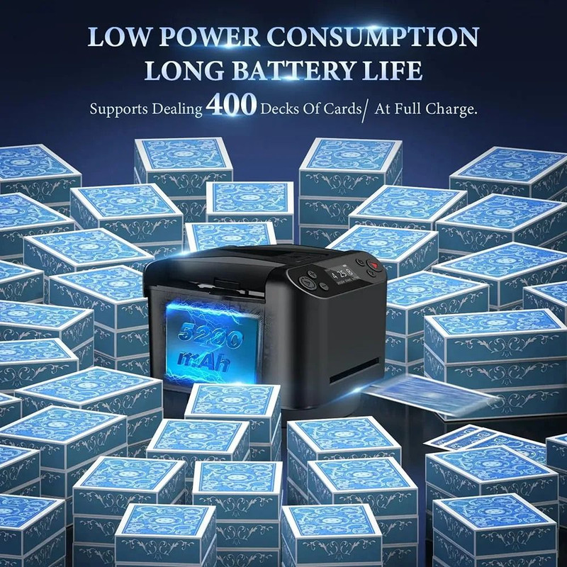 360 Degree Automatic Card Shuffle And Dealer Machine For Poker And Playing Cards 3