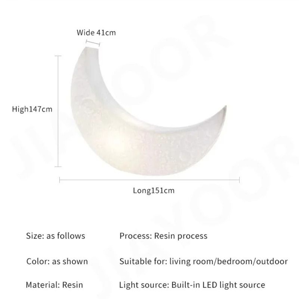 Moon Lamp Floor Lamp Creative Crescent Light For Home Decor 6