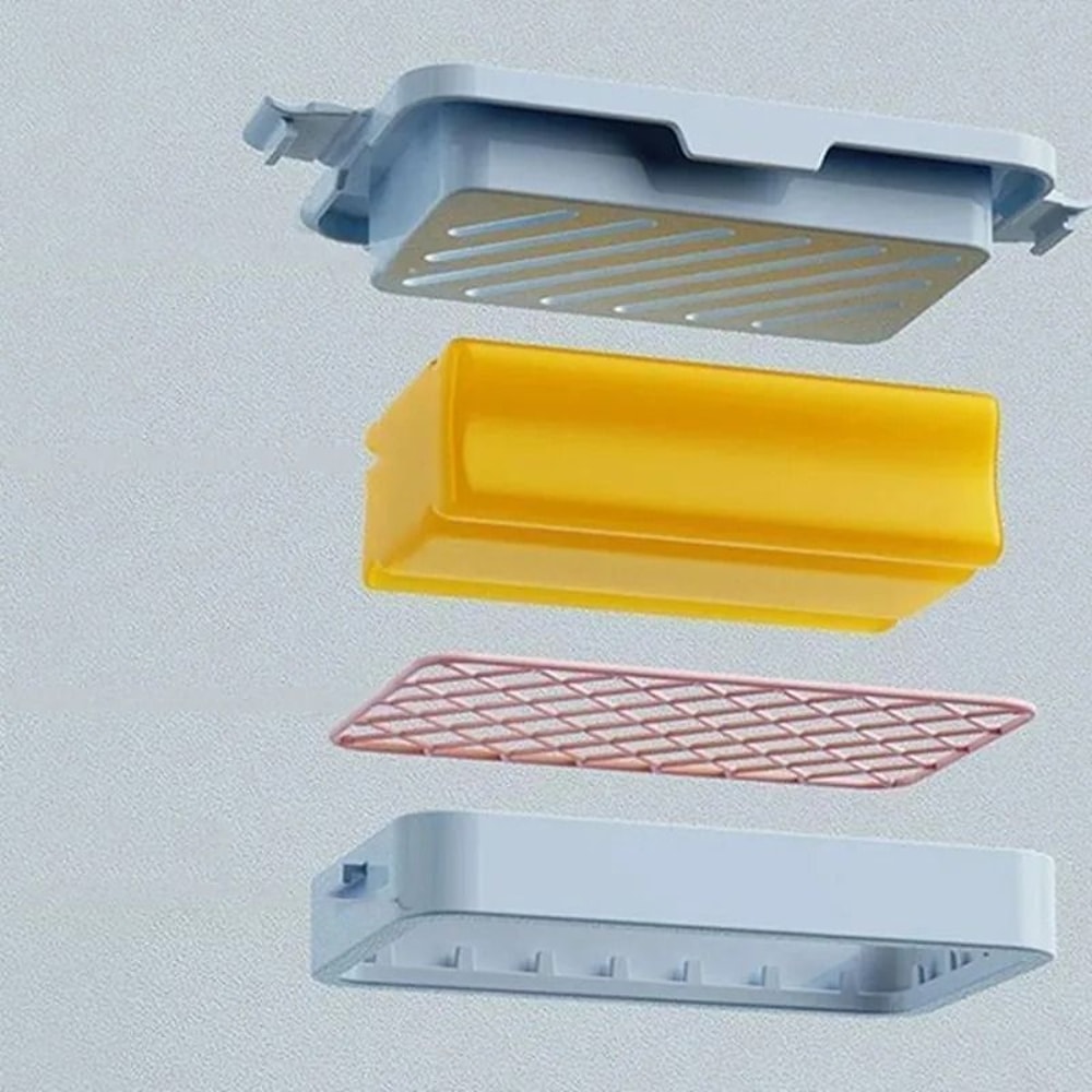 High Elastic Mesh Soap Box Non Slip Drain Soap Holder 5