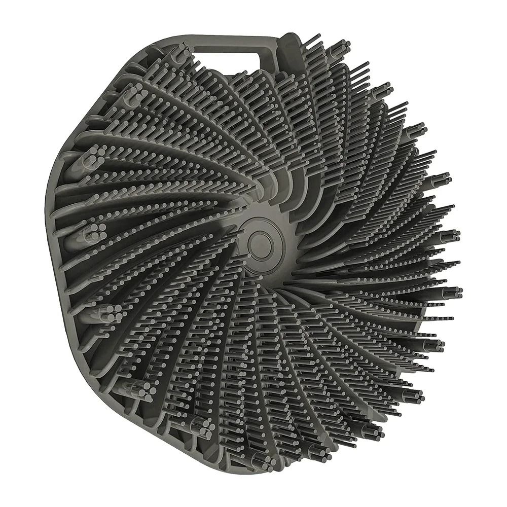 Silicone Body Scrubber Shower Brush With Non Slip Hand Strap 6