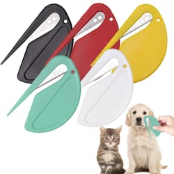 pet knot cutter colorful detangling tool for cats and small pets