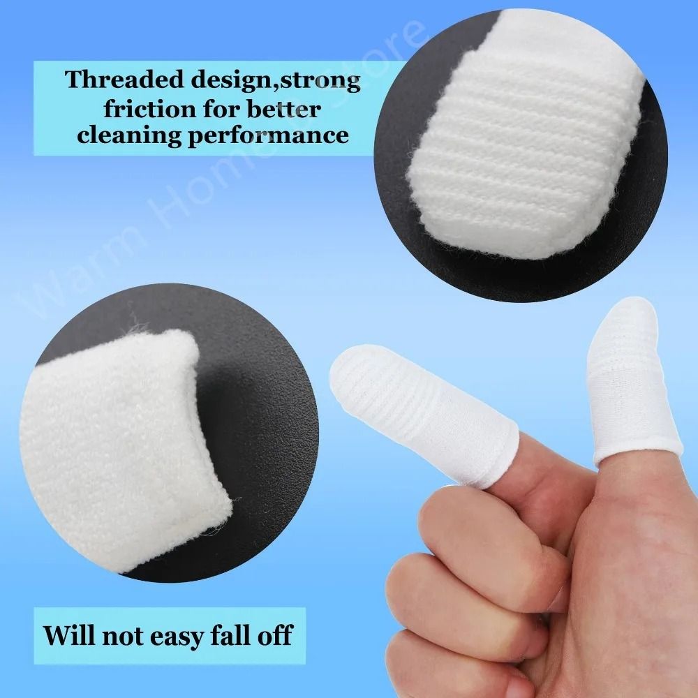 Pet Finger Toothbrush Two Finger Brushing Cots For Oral Care 3