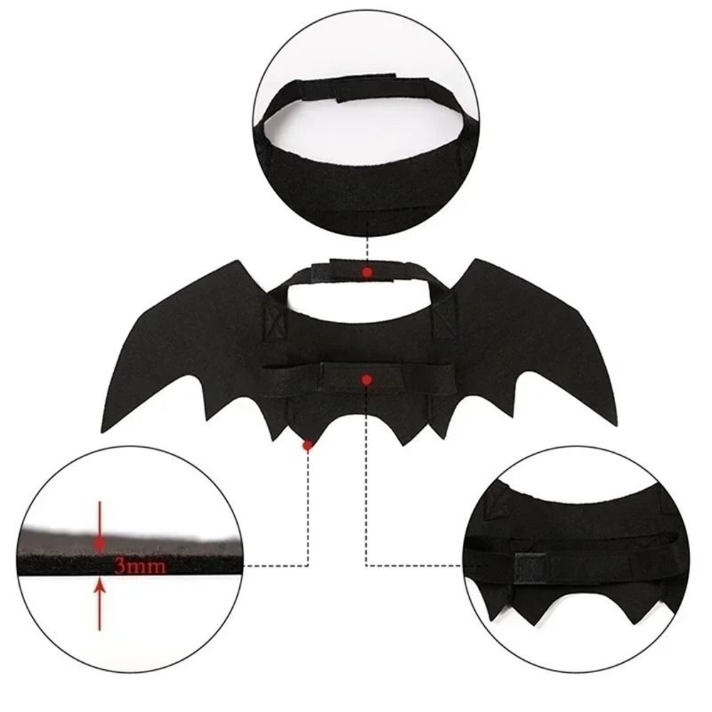 Cute Pet Bat Wings Costume For Cats And Dogs 5