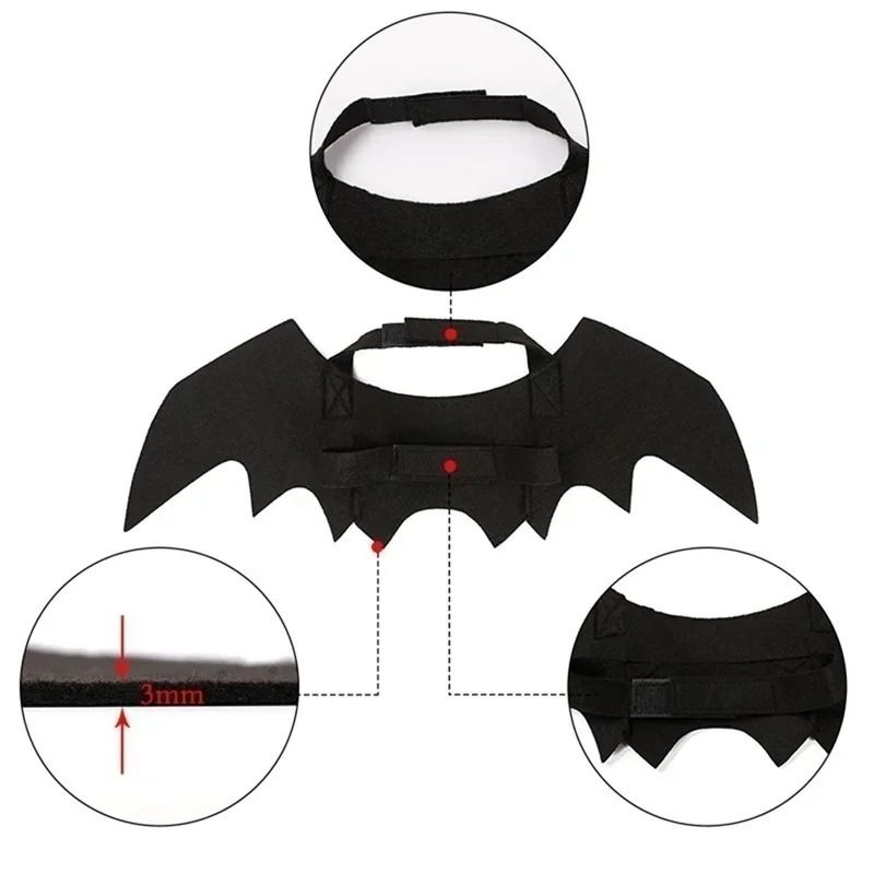 Cute Pet Bat Wings Costume For Cats And Dogs 6