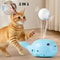 Electric Floating Ball Cat Toy USB Powered Interactive Training Toy 0