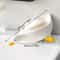 Cute Duck Shaped Soap Dish Self Draining Bathroom Holder 9