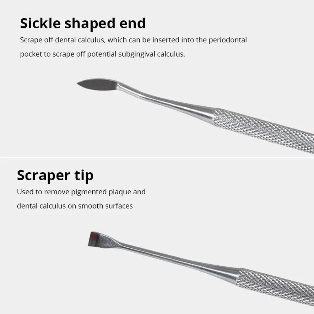 Stainless Steel Pet Dental Scraper Tooth Cleaner And Tartar Remover 4