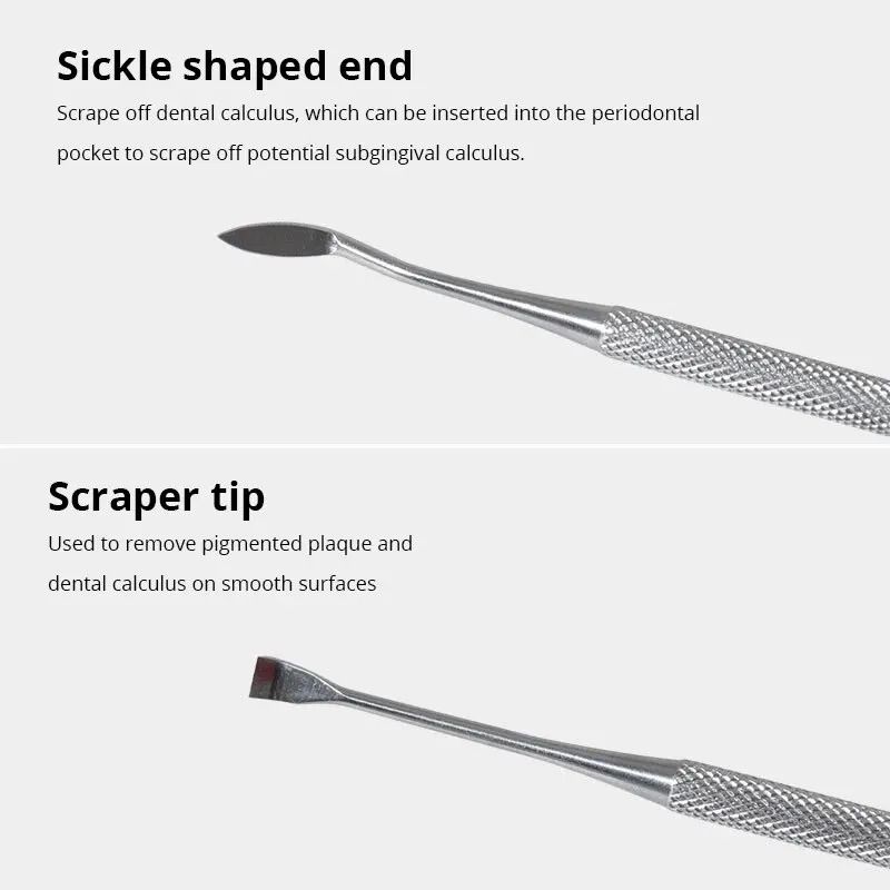 Stainless Steel Pet Dental Scraper Tooth Cleaner And Tartar Remover 4
