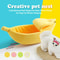 Banana Cat Bed House Cozy Pet Mat Warm Portable Cat And Dog Cushion Bed 1