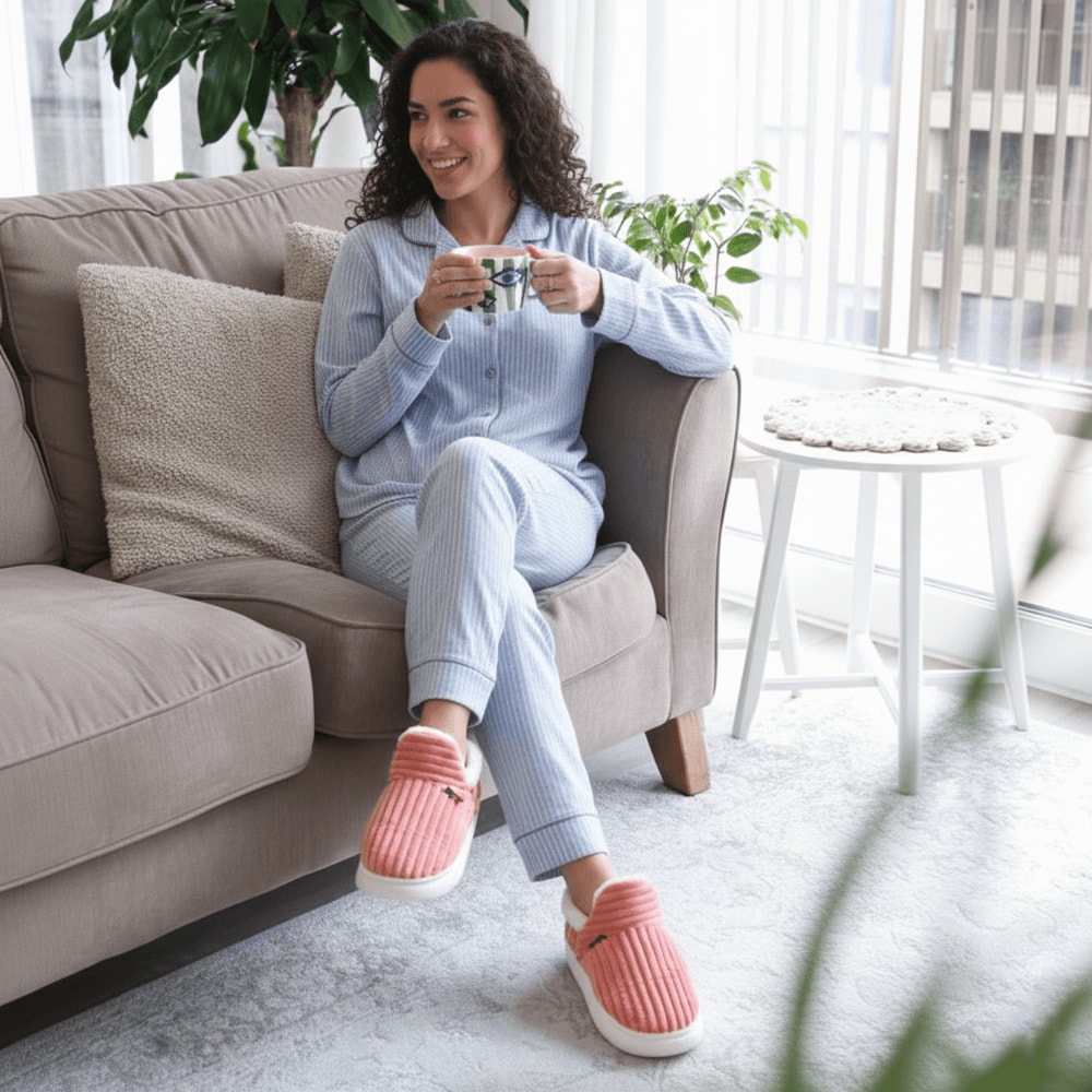 Soft Fuzzy Winter Slippers For Women With Plush Lining And Non Slip Sole For Indoor Warmth And All 8