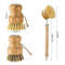 Bamboo Kitchen Cleaning Brush Natural Dish Scrubber Set 1
