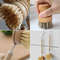 Bamboo Kitchen Cleaning Brush Natural Dish Scrubber Set 5