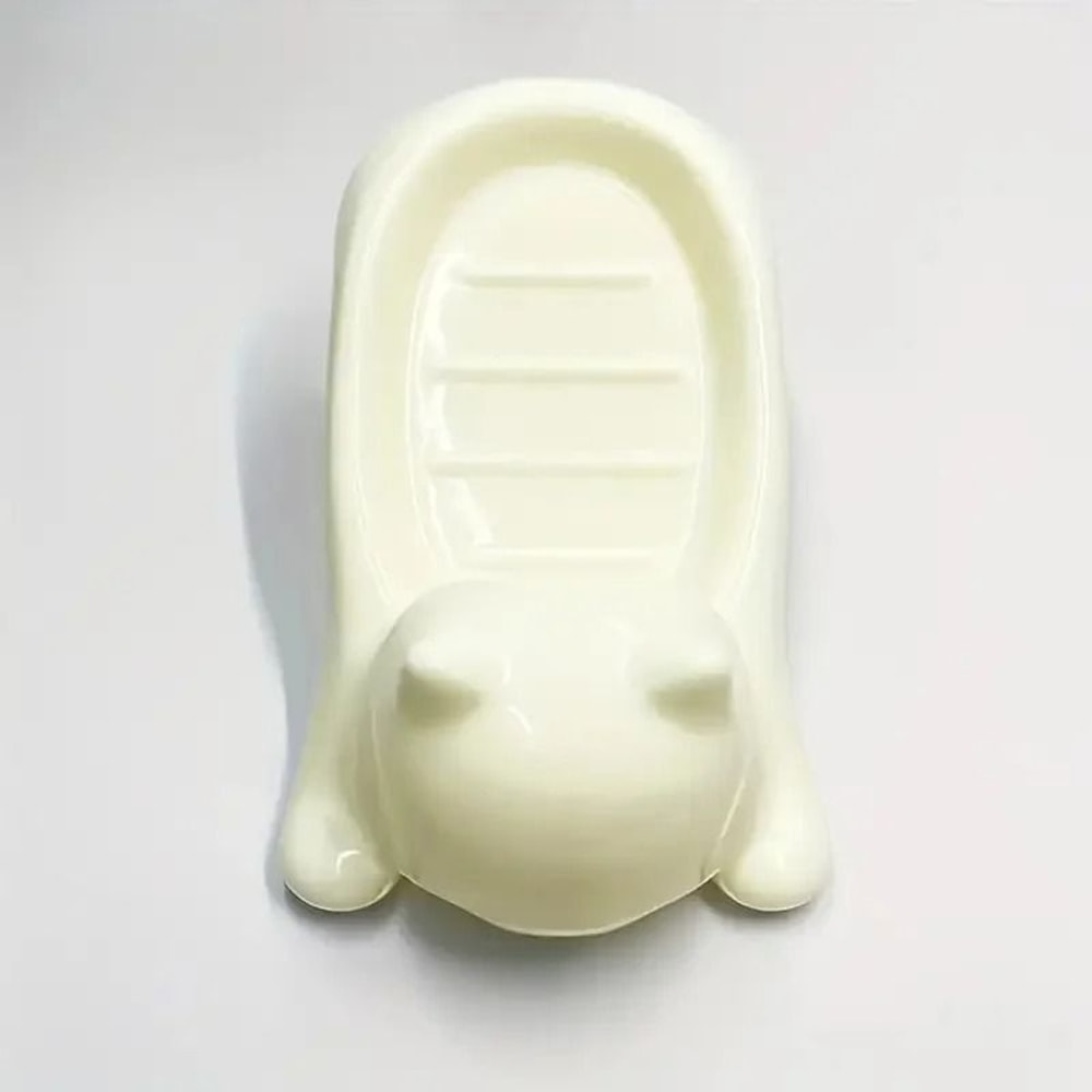 Cute Cartoon Cat Soap Dish With Drainage Plastic Holder 4