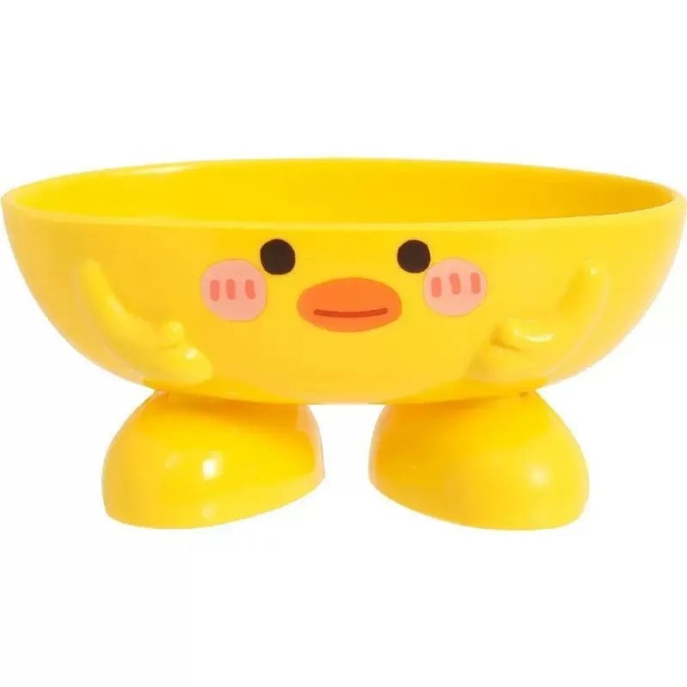 Cute Cartoon Cat Soap Dish With Drainage Plastic Holder 6