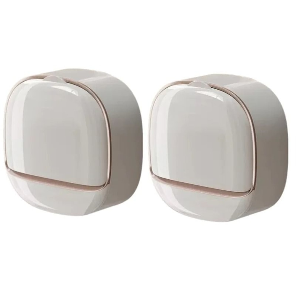 Waterproof Soap Box Hanging Shower Soap Holder With Drainage 10