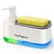 Hand And Dish Soap Dispenser Set With Sponge Holder Countertop Kitchen Soap Pump 9