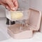 Bathroom Soap Dish With Lid Plastic Portable Soap Box Travel Storage Container 4