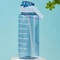 Portable Water Bottle With Straw And Time Marker Large Capacity 2 Liter Sports Drink Bottle 15