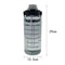 Portable Water Bottle With Straw And Time Marker Large Capacity 2 Liter Sports Drink Bottle 5