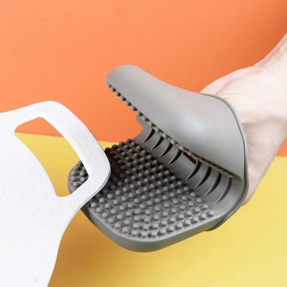 Thick Insulated Hand Clips Anti Slip High Temperature Resistant Silicone Oven Gloves 2