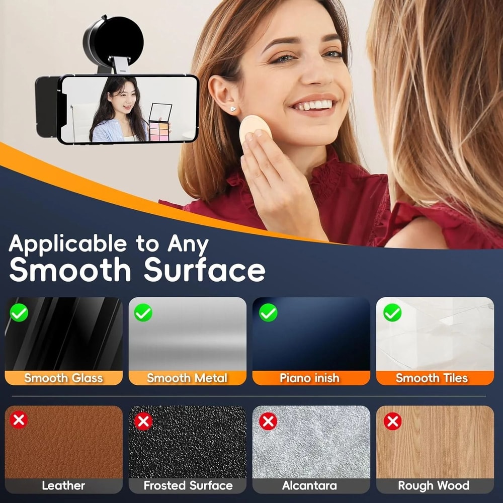 Vacuum Magnetic Phone Holder With Adjustable Foldable Magsafe Suction Design 5