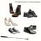 Extendable Shoe Horn Long Handle Stainless Steel Telescopic Shoehorn For Easy Wear 5