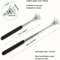 Adjustable Stainless Steel Back Scratcher With Retractable Claw For Itch Relief 2