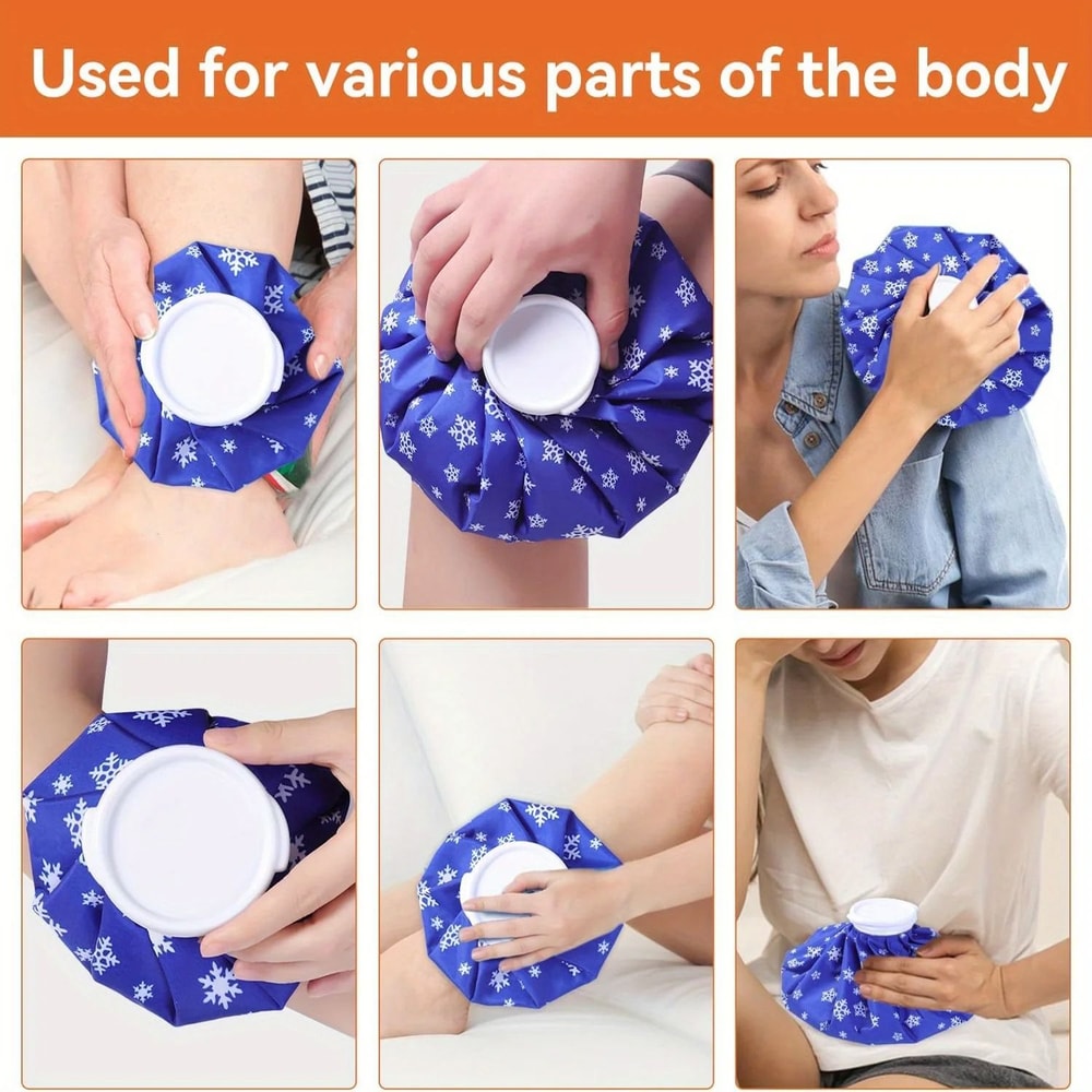 Reusable Ice Bag Set For Pain Relief Cotton Cold And Heat Pack In Three Sizes 5