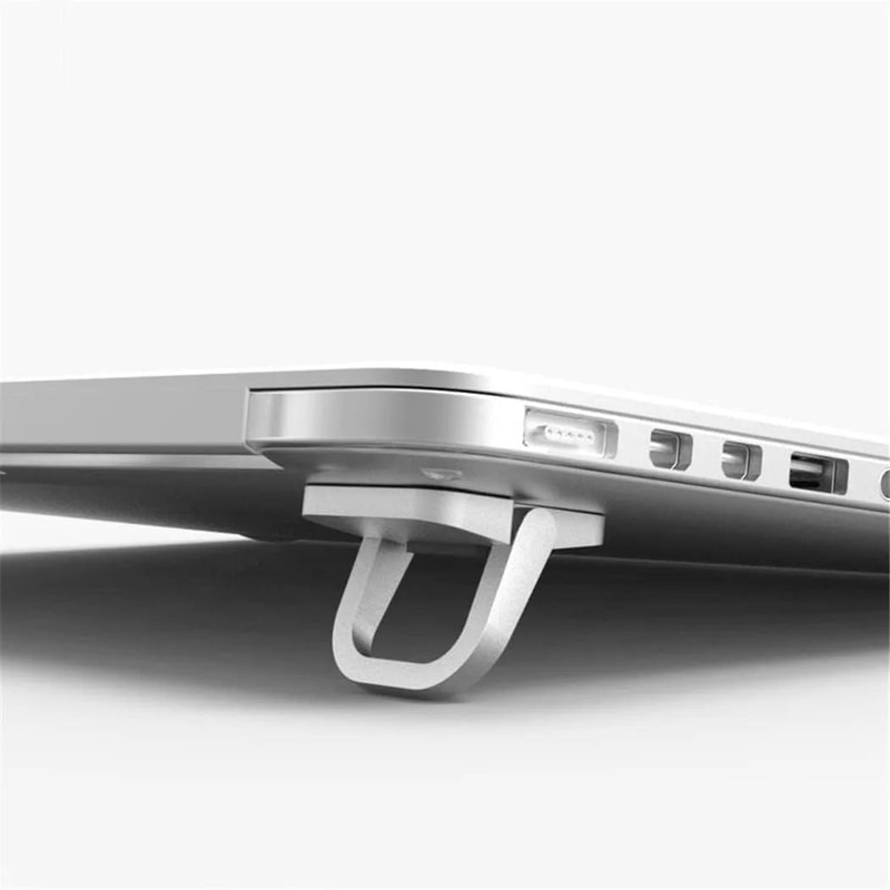 Portable Aluminum Laptop And Keyboard Riser Set For Better Typing Comfort And Improved Airflow 2