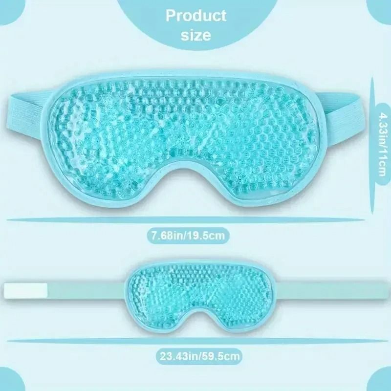 Gel Bead Hot And Cold Eye Mask For Puffiness Dark Circles And Relaxation 1