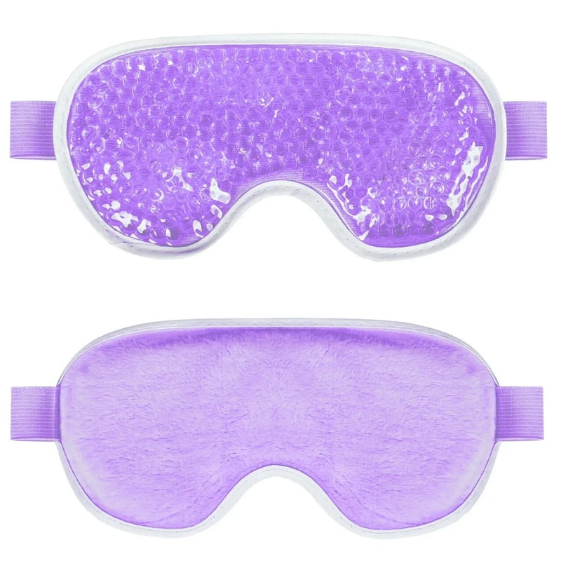 Gel Bead Hot And Cold Eye Mask For Puffiness Dark Circles And Relaxation 9