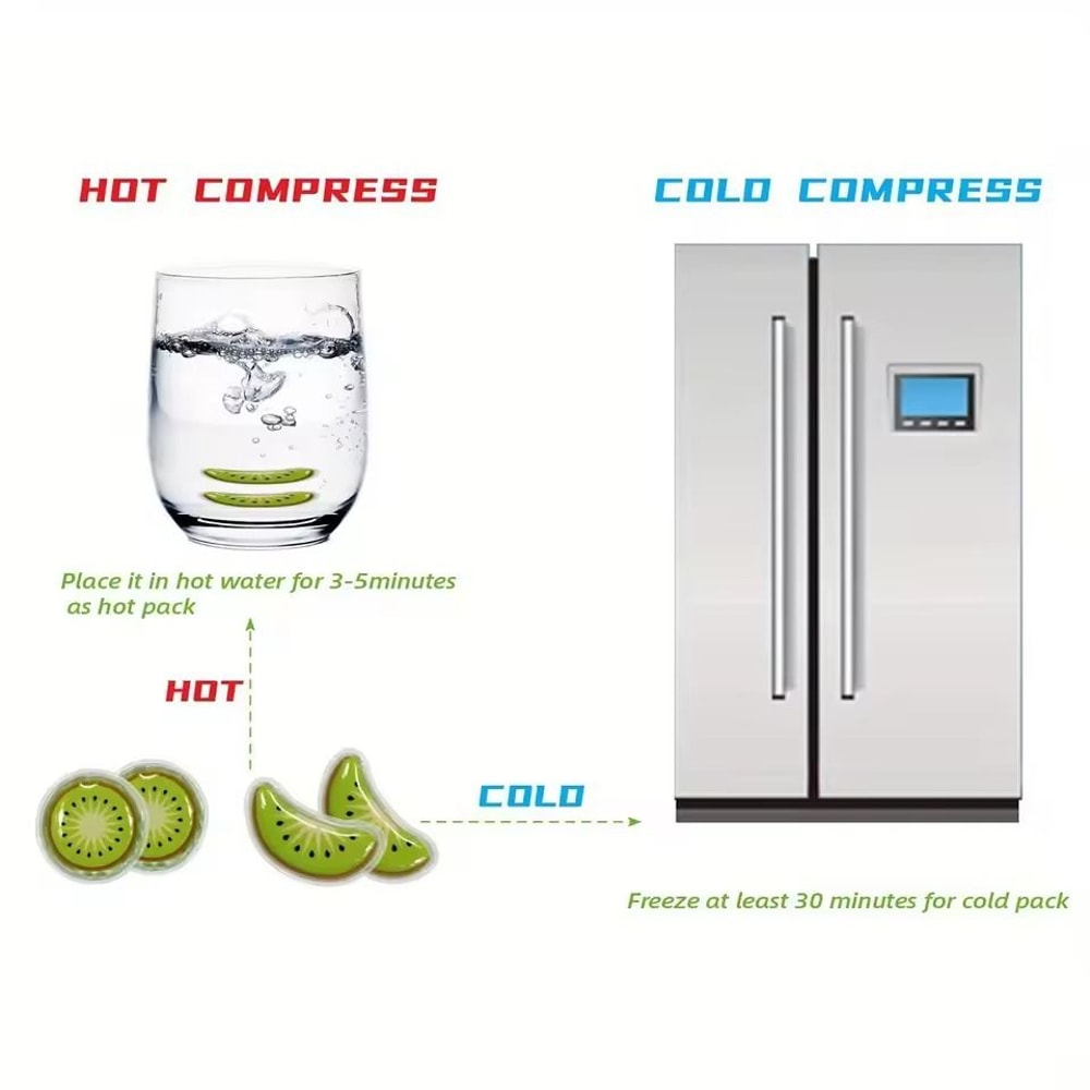 Reusable Gel Eye Pads Set For Hot And Cold Therapy Cooling Under Eye Treatment For Redness And Rela 5