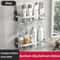 Bathroom Shelf Wall Mounted Towel Rack And Shower Storage Organizer 14