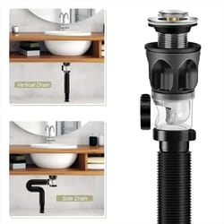 anti odor drainage pipe washbasin horizontal drain system with complete accessories