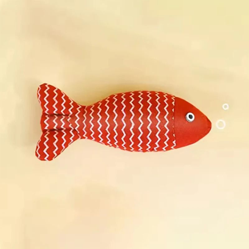 Cat Toy Simulation Fish With Mint Tear Resistant Chew Pillow For Active Indoor Cats 6