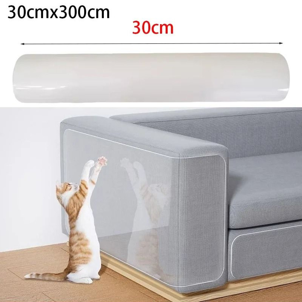 Transparent Furniture Protectors For Cats Self Adhesive PVC Sofa Protection Pads 8